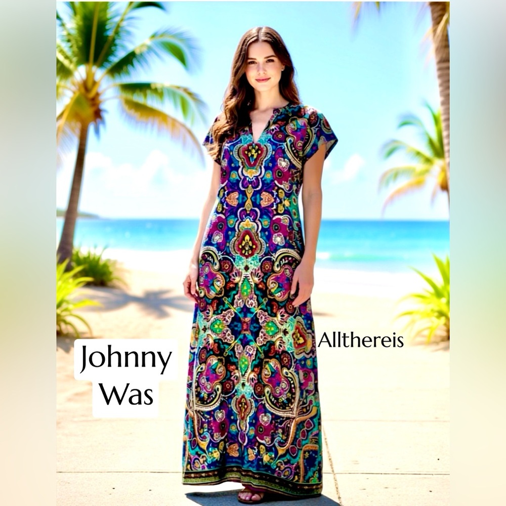 NWT Johnny Was Brie Slip Dress XS